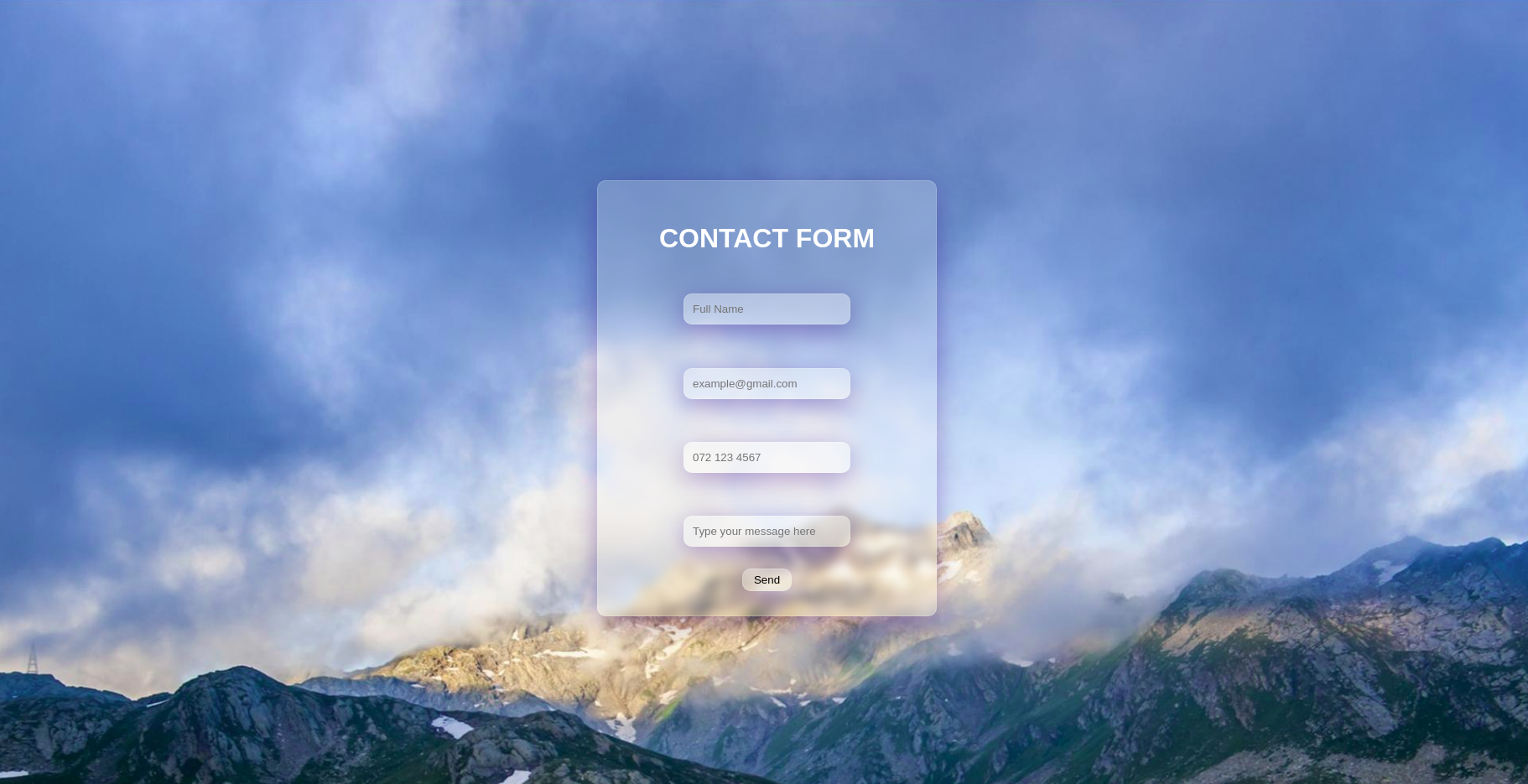 PICTURE OF MY CONTACT FORM
